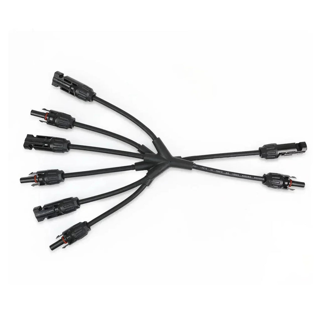 Solar Connectors M Branch Parallel Adapter Cable MMMF+FFFM Pair