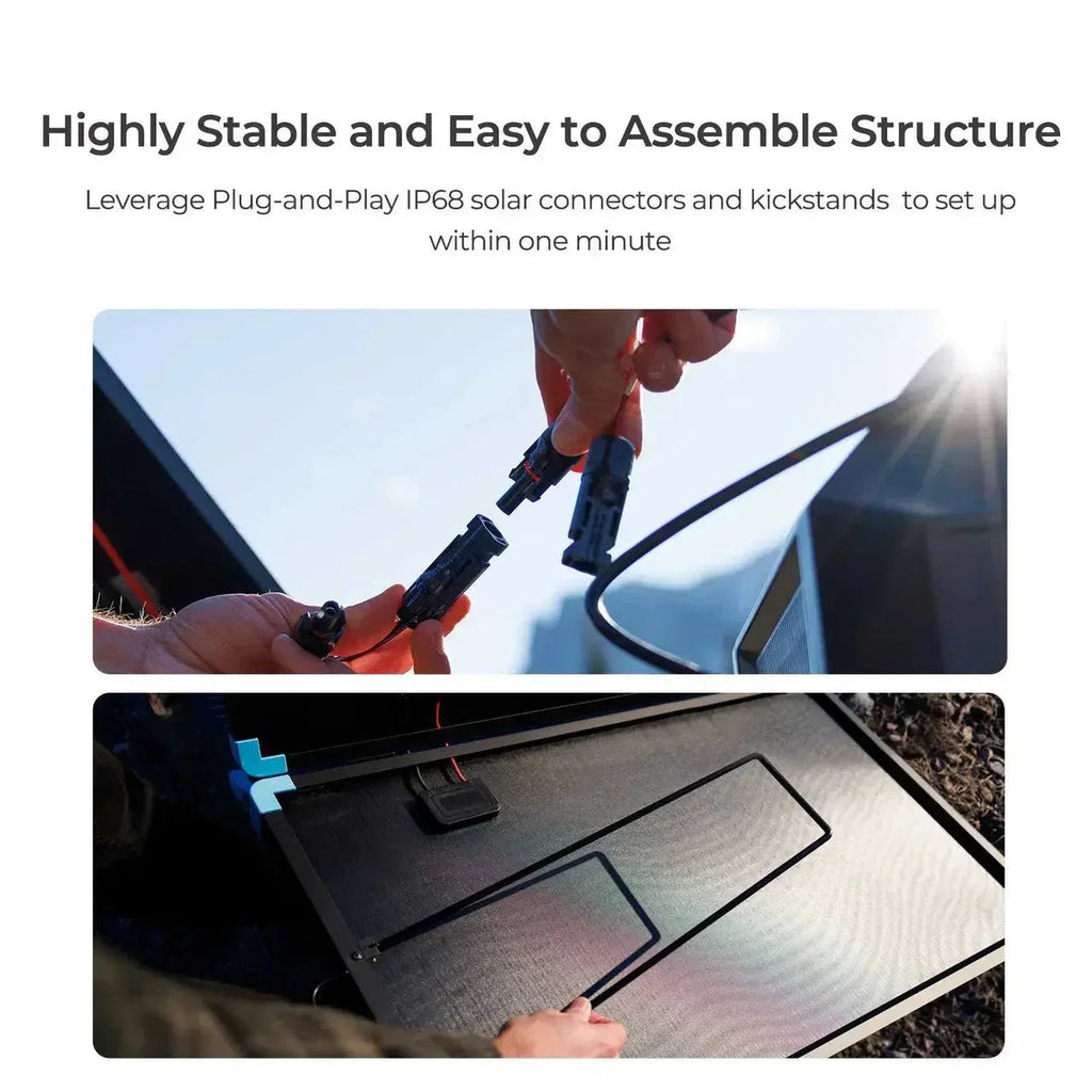 Solar Suitcase 220W Lightweight Portable Solar Panel