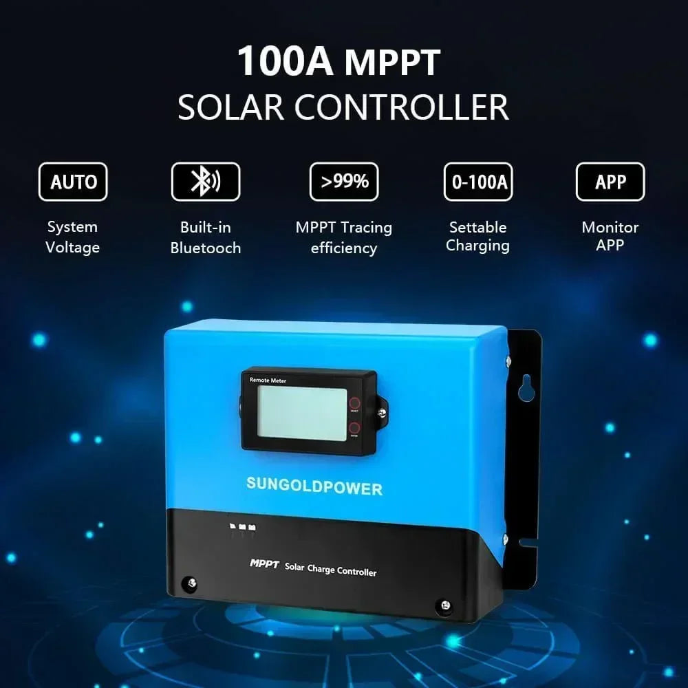 Off Grid Solar Kit 6000W 24VDC 120V/240V 10.24KWH Lithium Battery 6 X 370 Watt Solar Panels SGK-PRO62