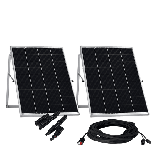 Nature's Generator 200W Rigid Solar Panels w/ cable & connector