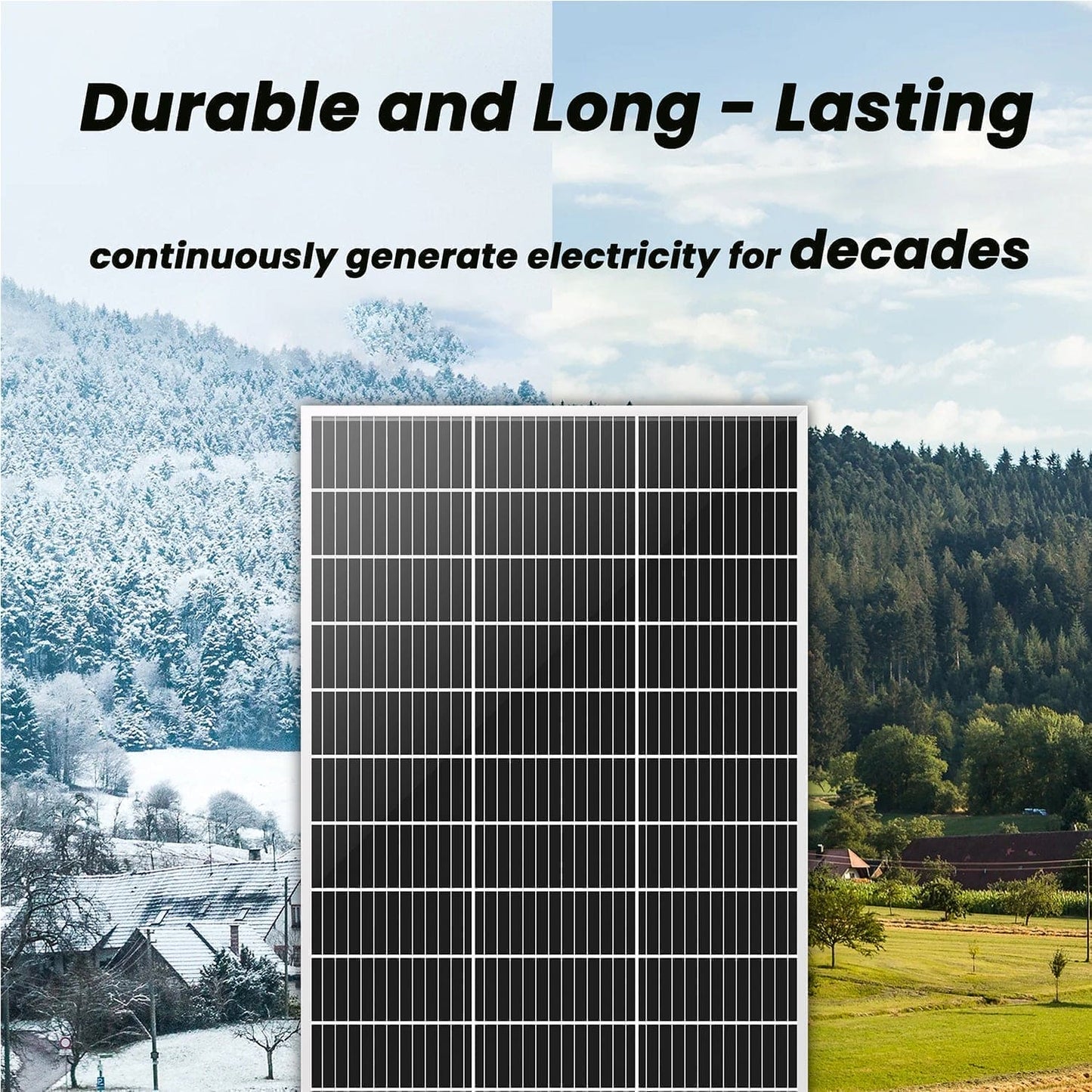 Nature's Generator 100W Rigid Solar Panels