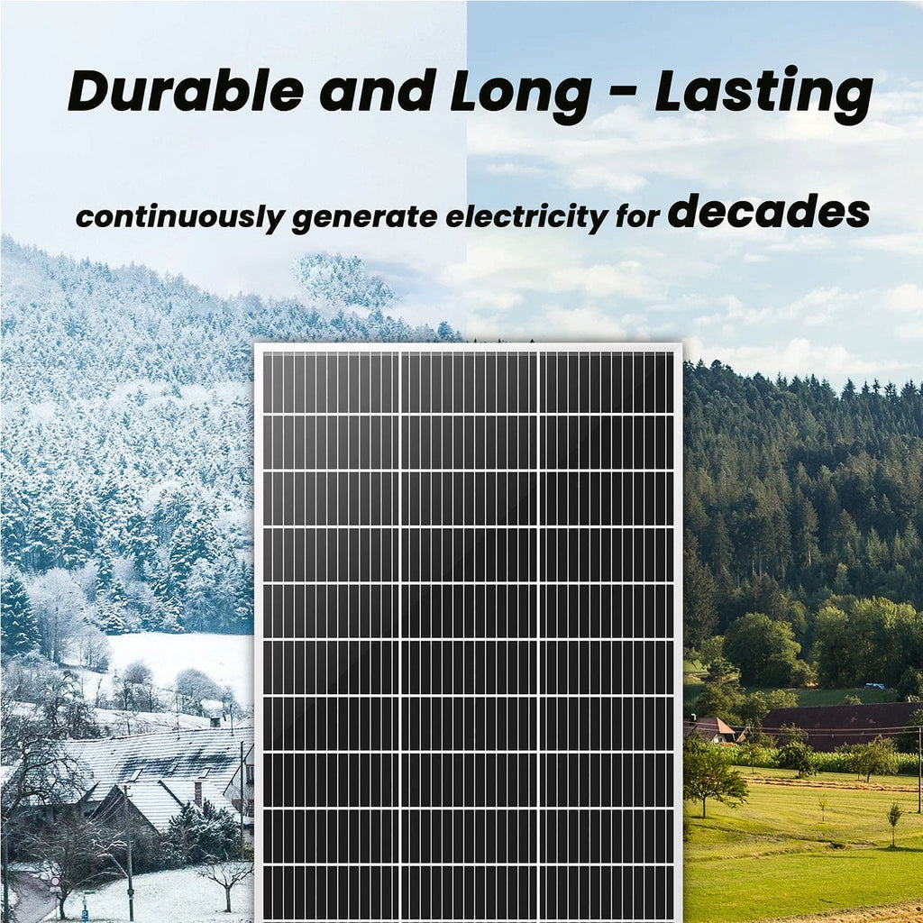 Nature's Generator 200W Rigid Solar Panels w/ cable & connector