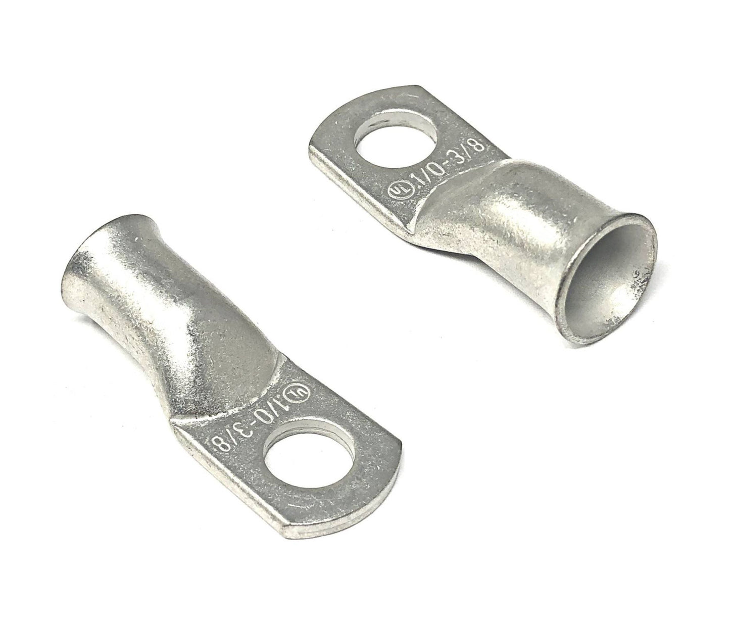 WindyNation 1/0 Gauge (AWG) Copper Cable Lug Ring Terminals