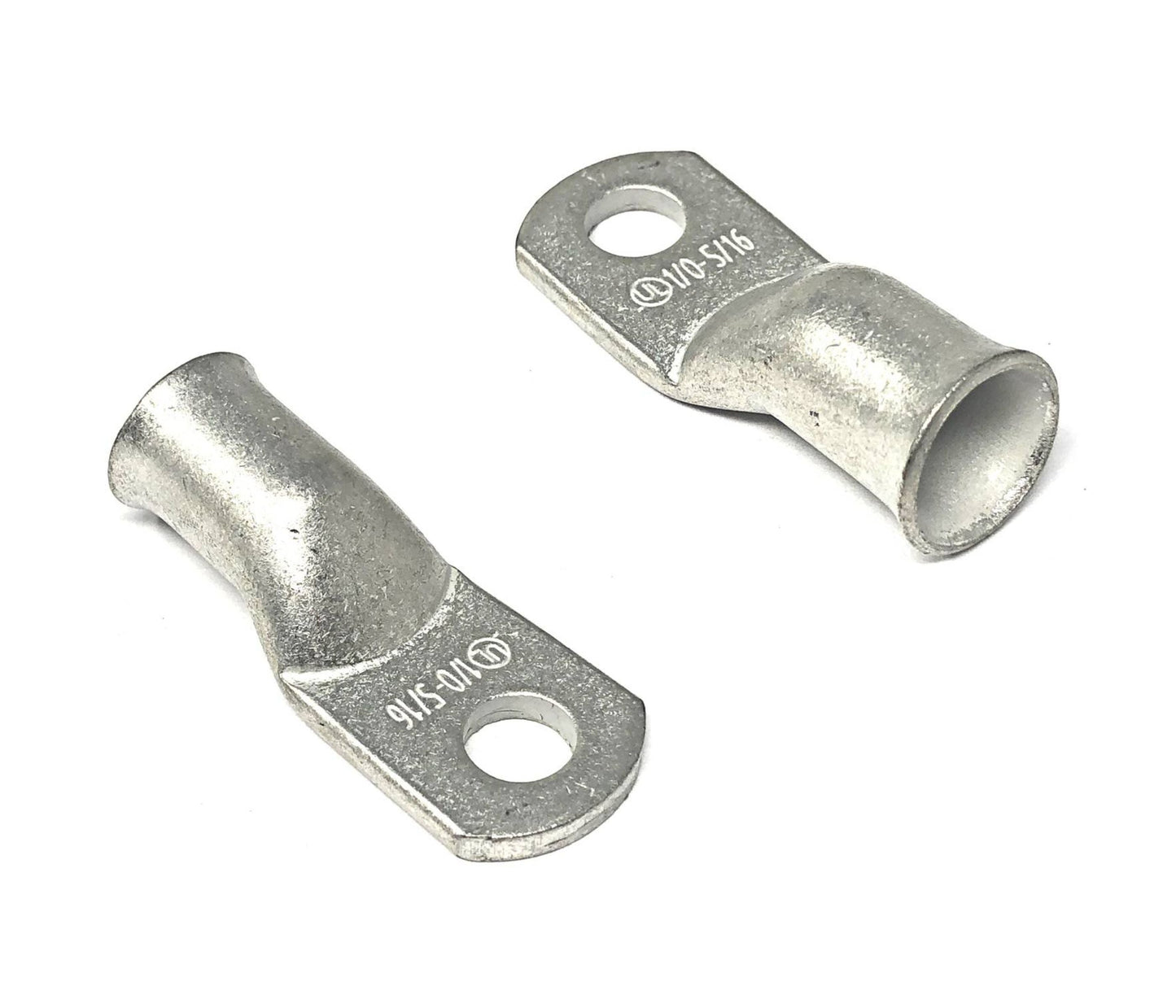 WindyNation 1/0 Gauge (AWG) Copper Cable Lug Ring Terminals