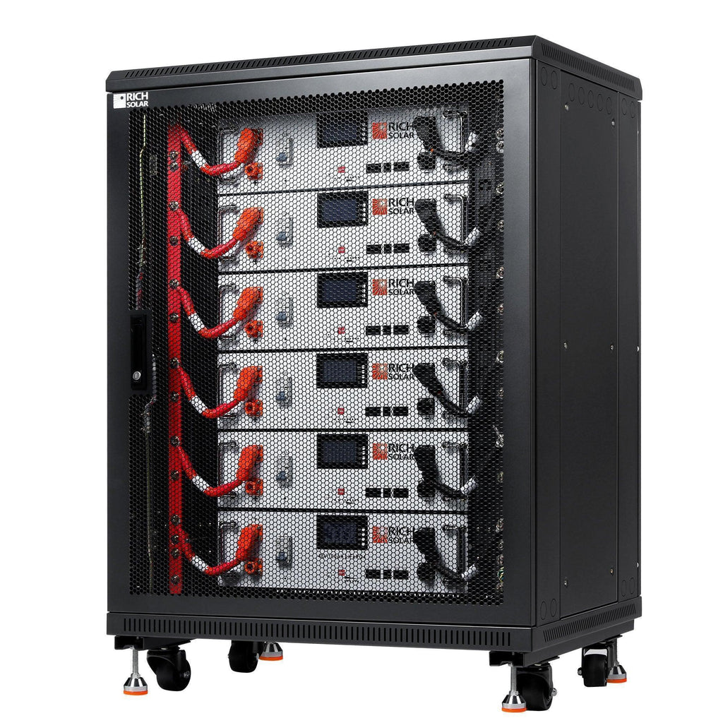Rich Solar ALPHA 5 | 48V 100Ah LiFePO4 Battery Server Rack Lithium for Residential, Commercial, Off-Grid