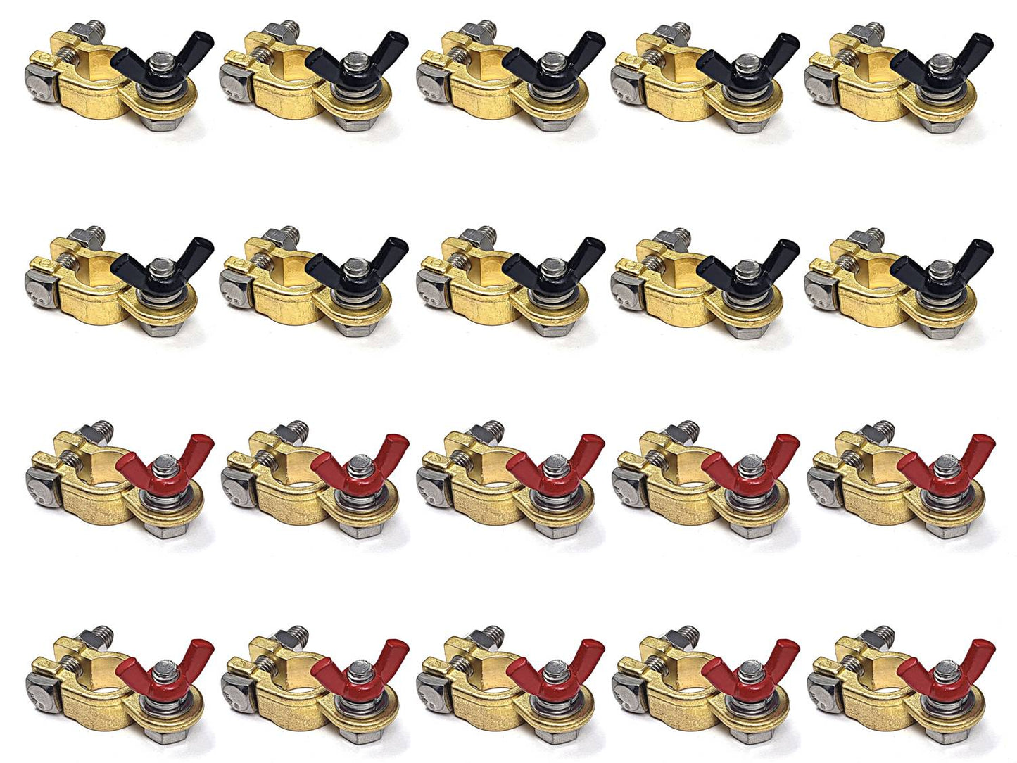 WindyNation Marine Grade Battery Terminal Top Post Kit for RV, Trucks
