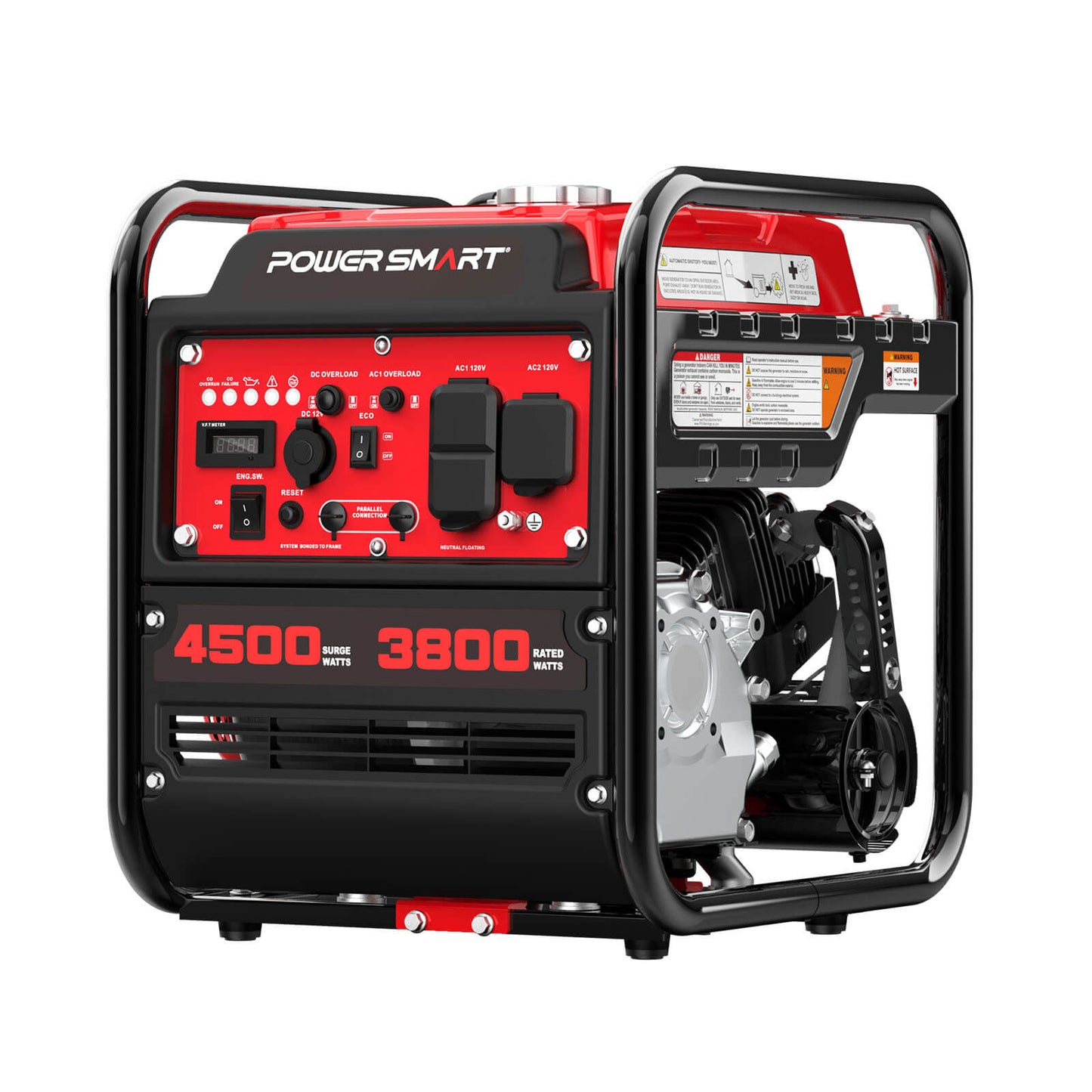 PowerSmart 4500W Open Frame Inverter Generator w/ CO Alert DB5041C