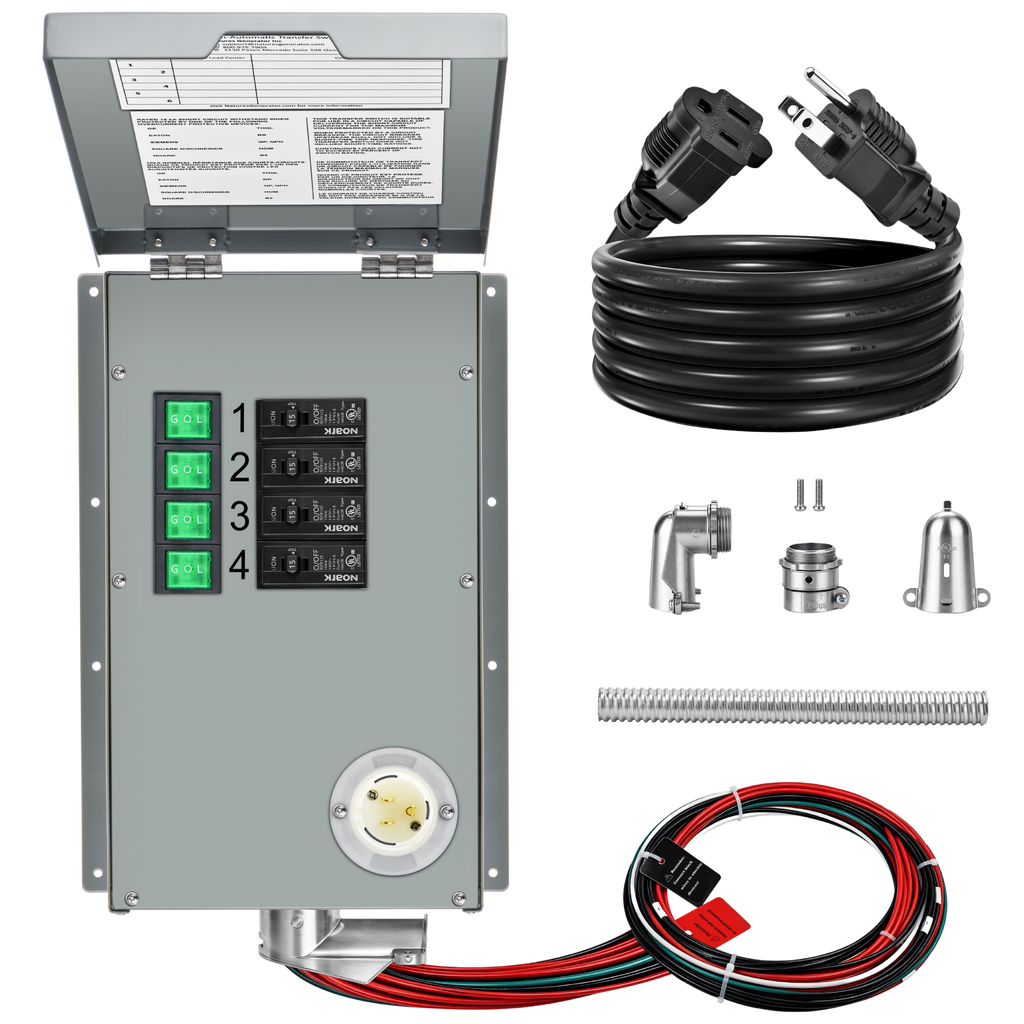 Nature's Generator 120V 15A 4-Circuit Transfer Switch