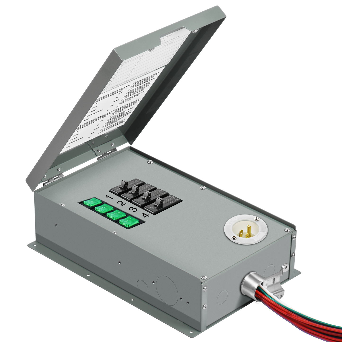 Nature's Generator 120V 15A 4-Circuit Transfer Switch