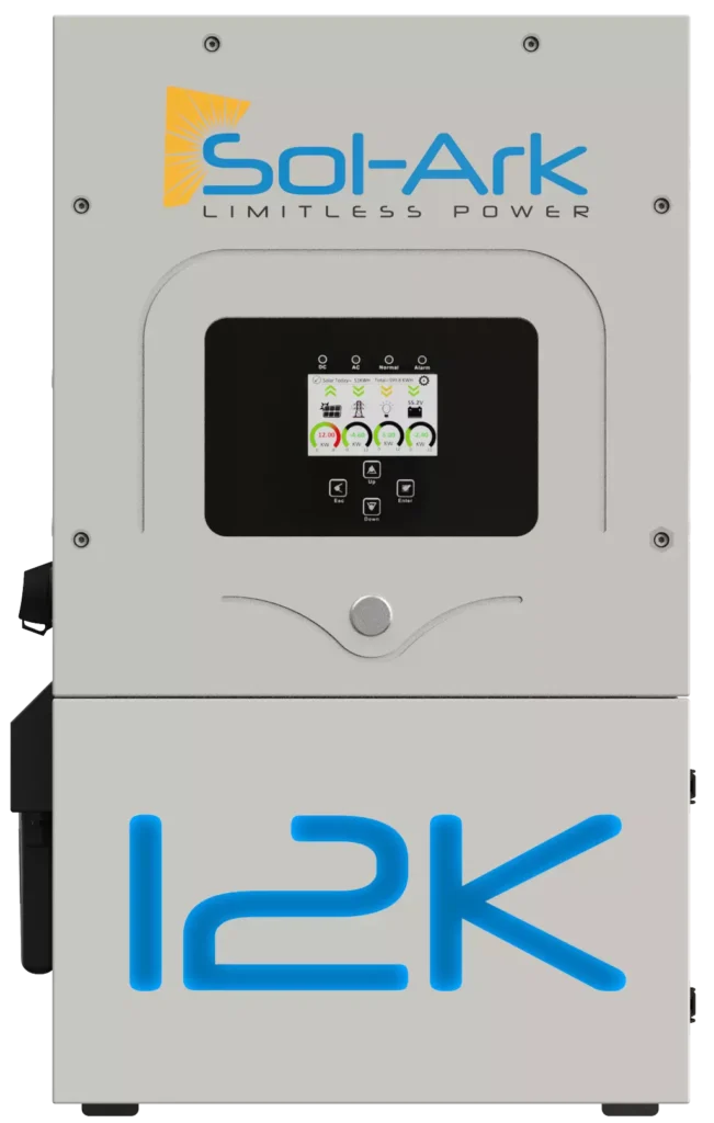 Sol-Ark 12kW Hybrid Inverter - All-In-One Solar Inverter - 13000W PV