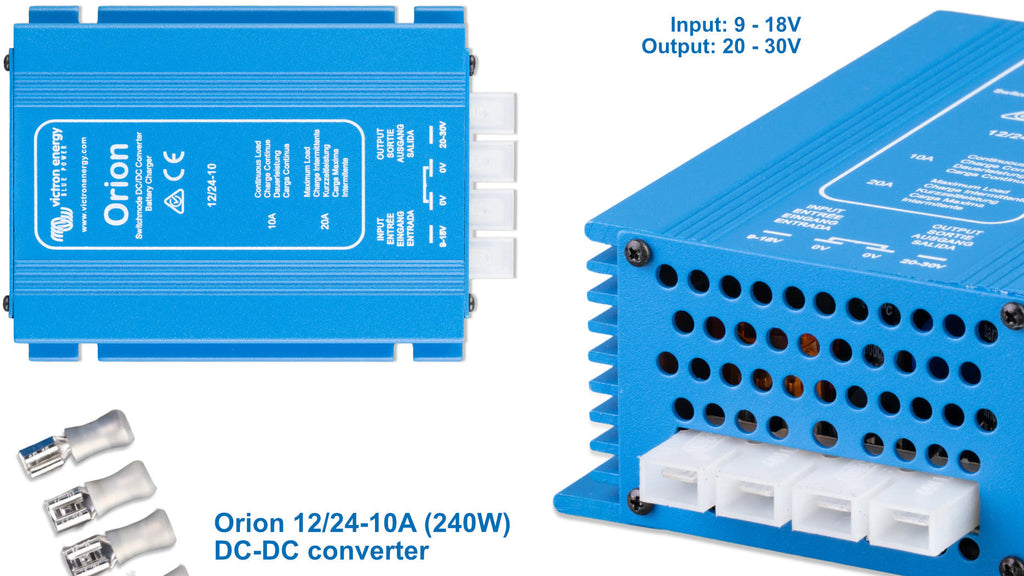 Full Battery DC-DC Transformers: step up/down converters for 12V, 24V