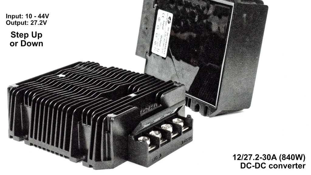 Full Battery DC-DC Transformers: step up/down converters for 12V, 24V