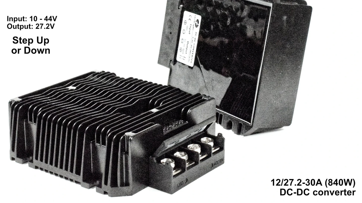 Full Battery DC-DC Transformers: step up/down converters for 12V, 24V