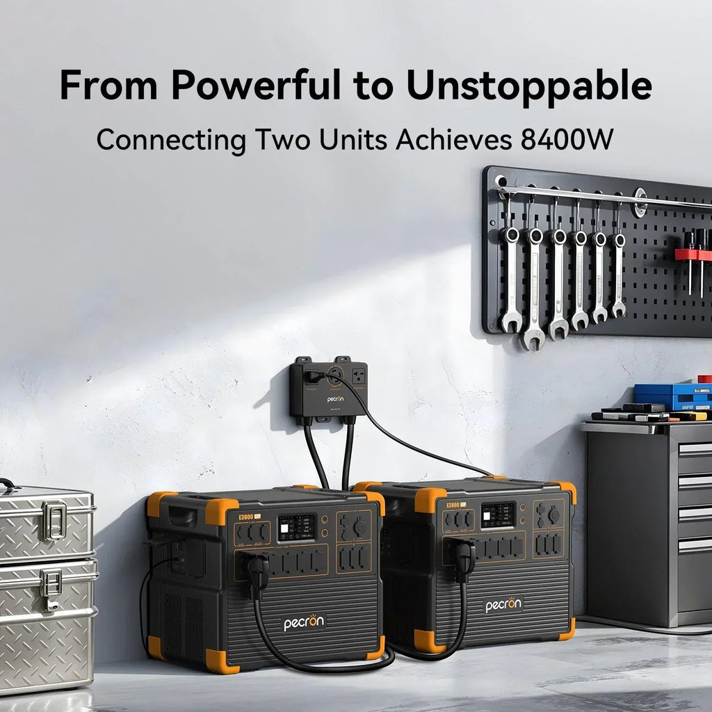 PECRON E3800LFP Portable Power Station 4200W 3840Wh