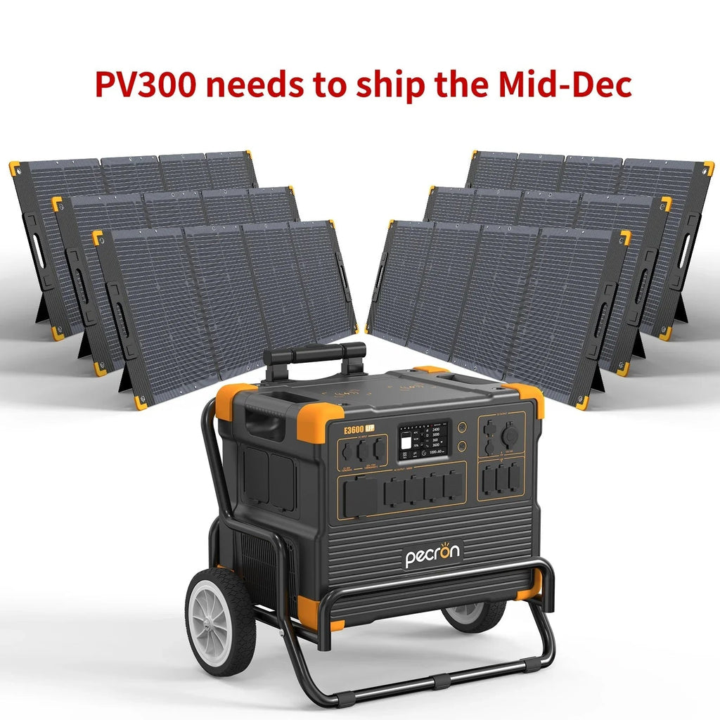 PECRON E3600LFP Portable Power Station 3600W 3072Wh