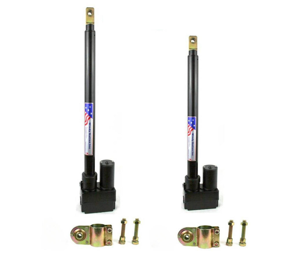WindyNation Linear Actuator 12-Volt Heavy Duty - 18" 750lbs, 24"