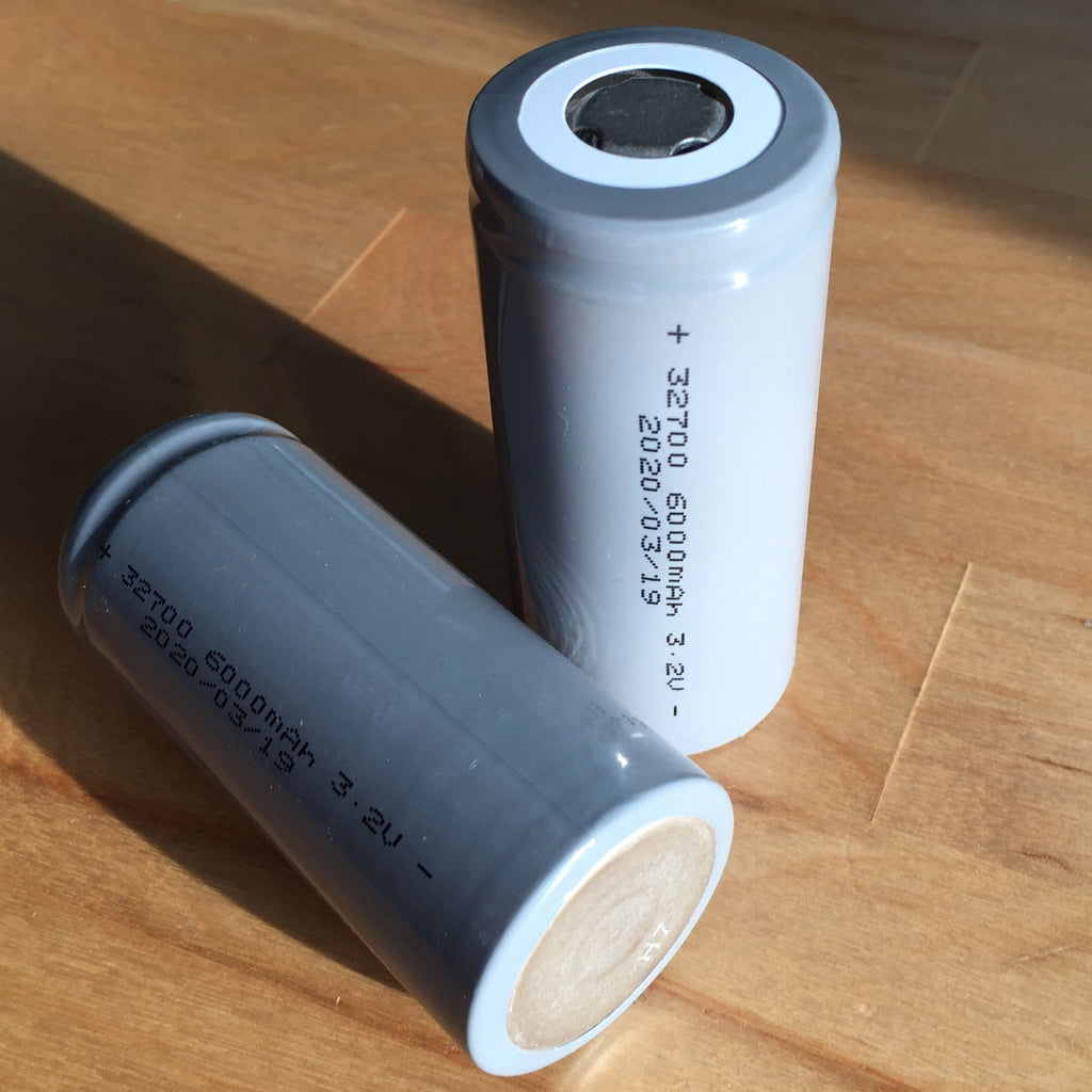 Panasonic LiFePO4 Cylindrical 32700 Cells; 6000 mAh 3.2 V LFP