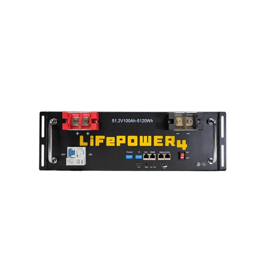 EG4 LifePower4 Lithium Battery | 48V 100AH 5.12kWh Server Rack