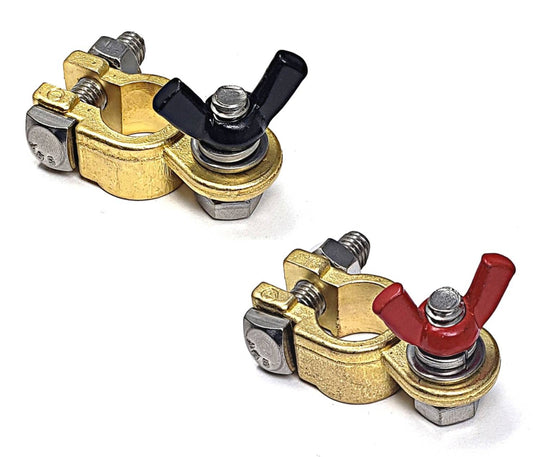 WindyNation Marine Grade Battery Terminal Top Post Kit for RV, Trucks