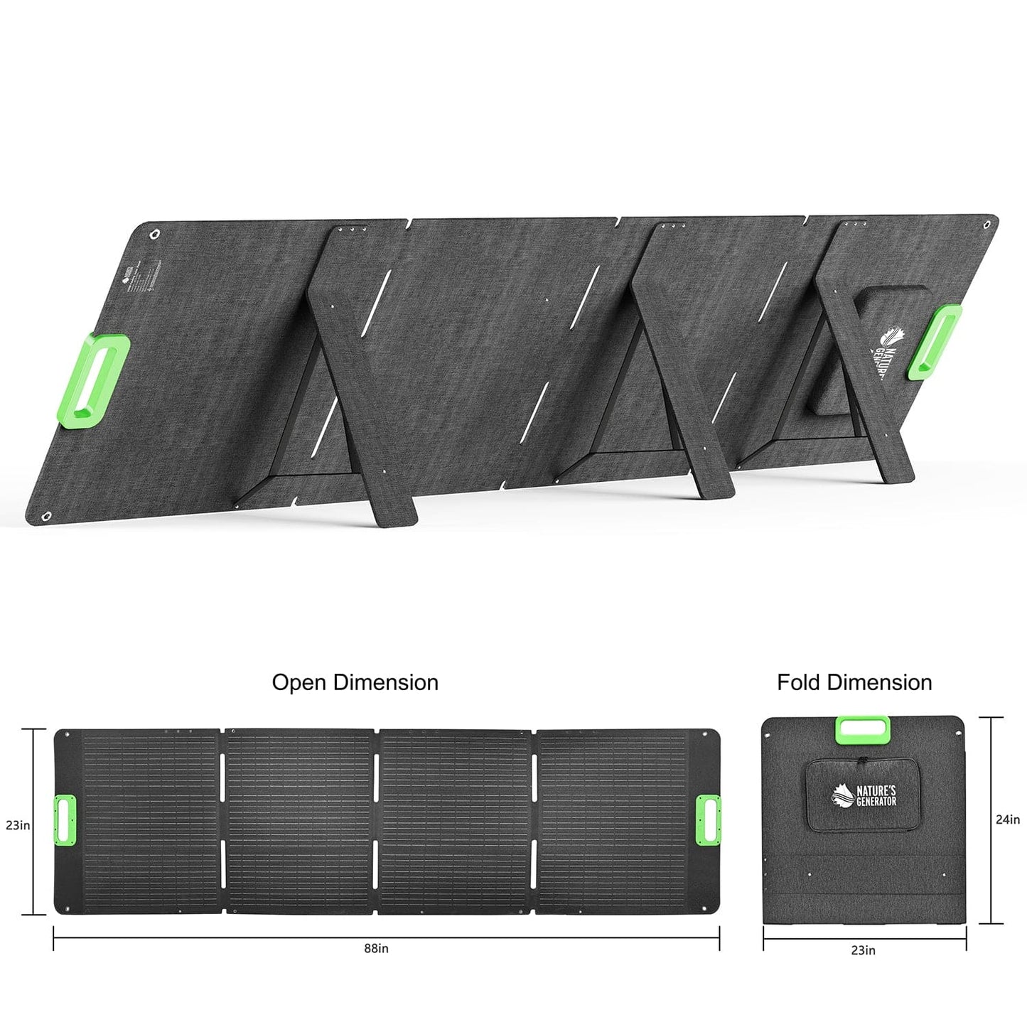 Nature's Generator Lithium 6000 w/ Solar Panel