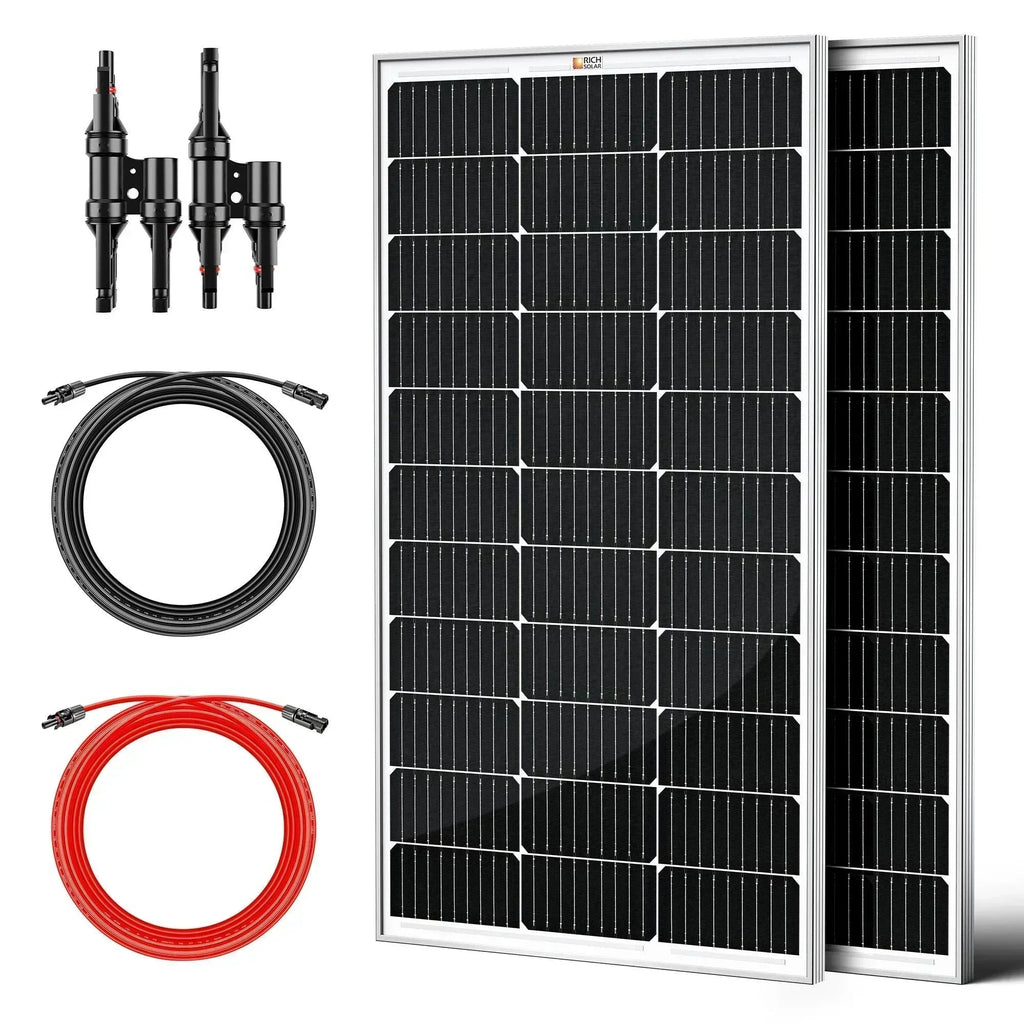 Rich Solar - 200 Watt Solar Kit for Solar Generators Portable Power Stations