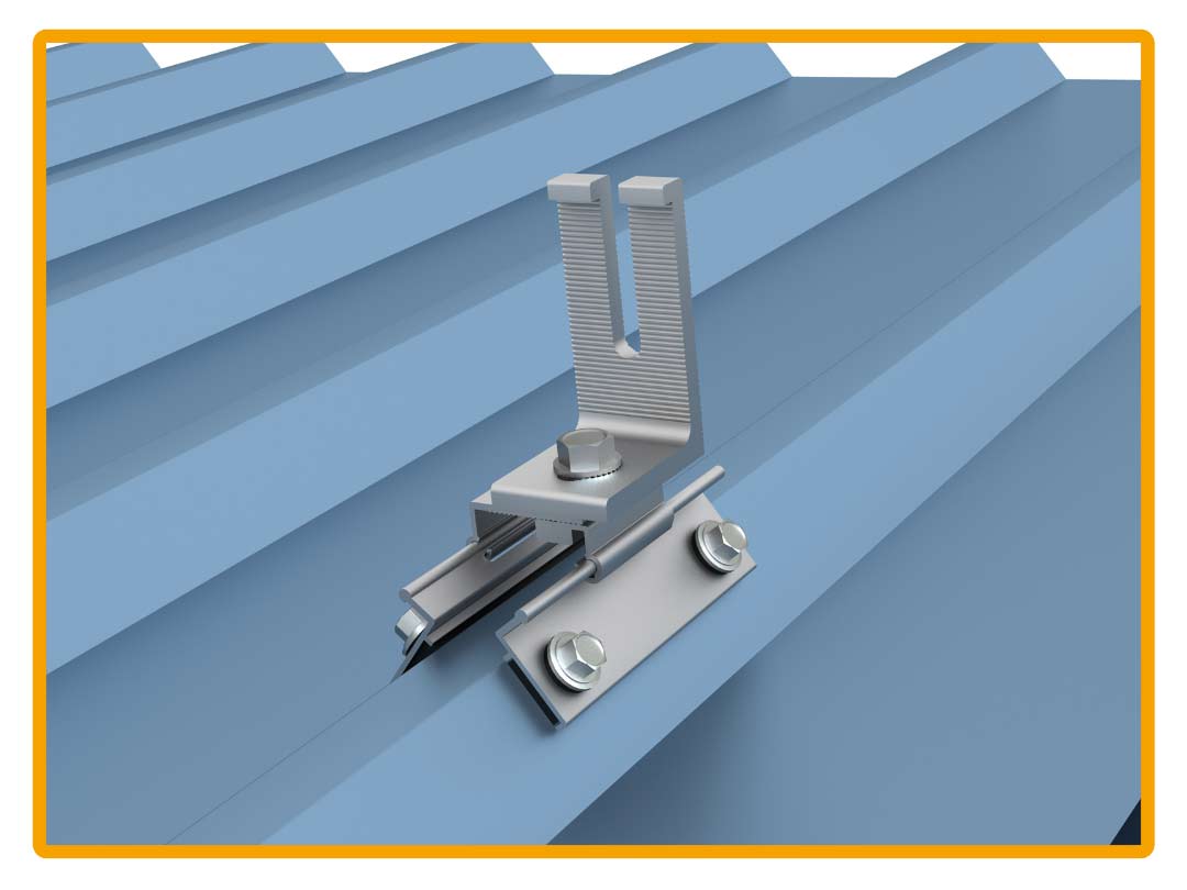 Sunmodo MRB - Metal Roof Mounting Attachment (Rail-Less System)