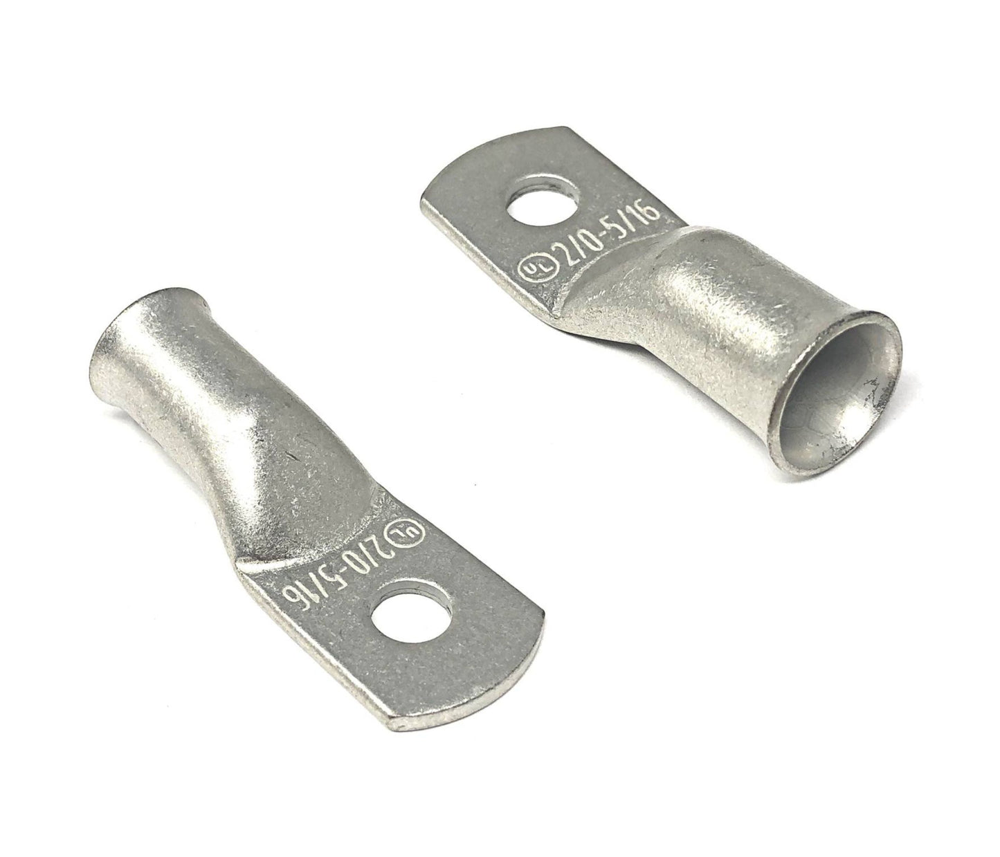WindyNation 2/0 Gauge (AWG) Copper Cable Lug Ring Terminals
