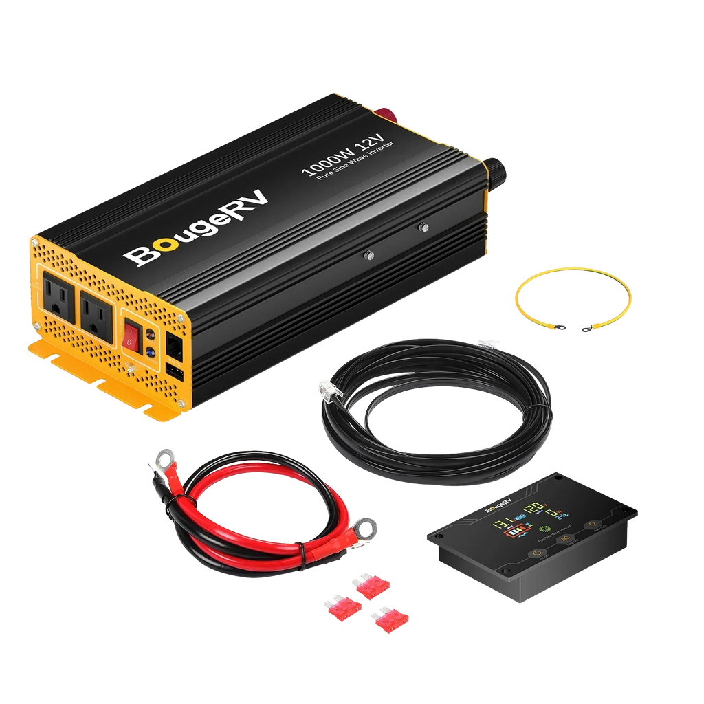 BougeRV 12V 200 Watt Rigid Solar System Kit