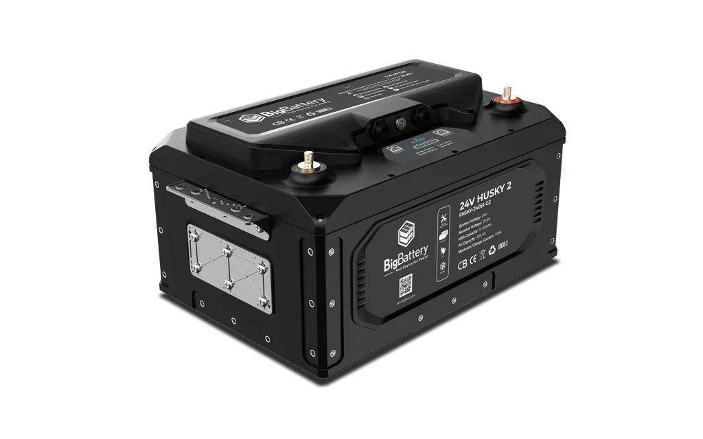 BigBattery 24V HUSKY 2 INV Lithium Battery 5.12kWh 200Ah | LiFePO4 | Inverter Comms | RV | Off-Grid | Marine Battery