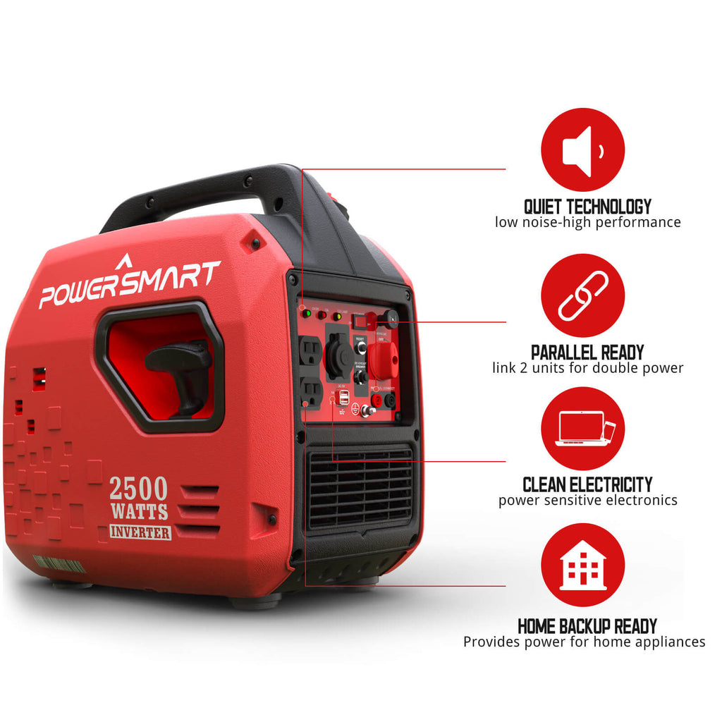 PowerSmart 2500W Inverter Generator HB5025