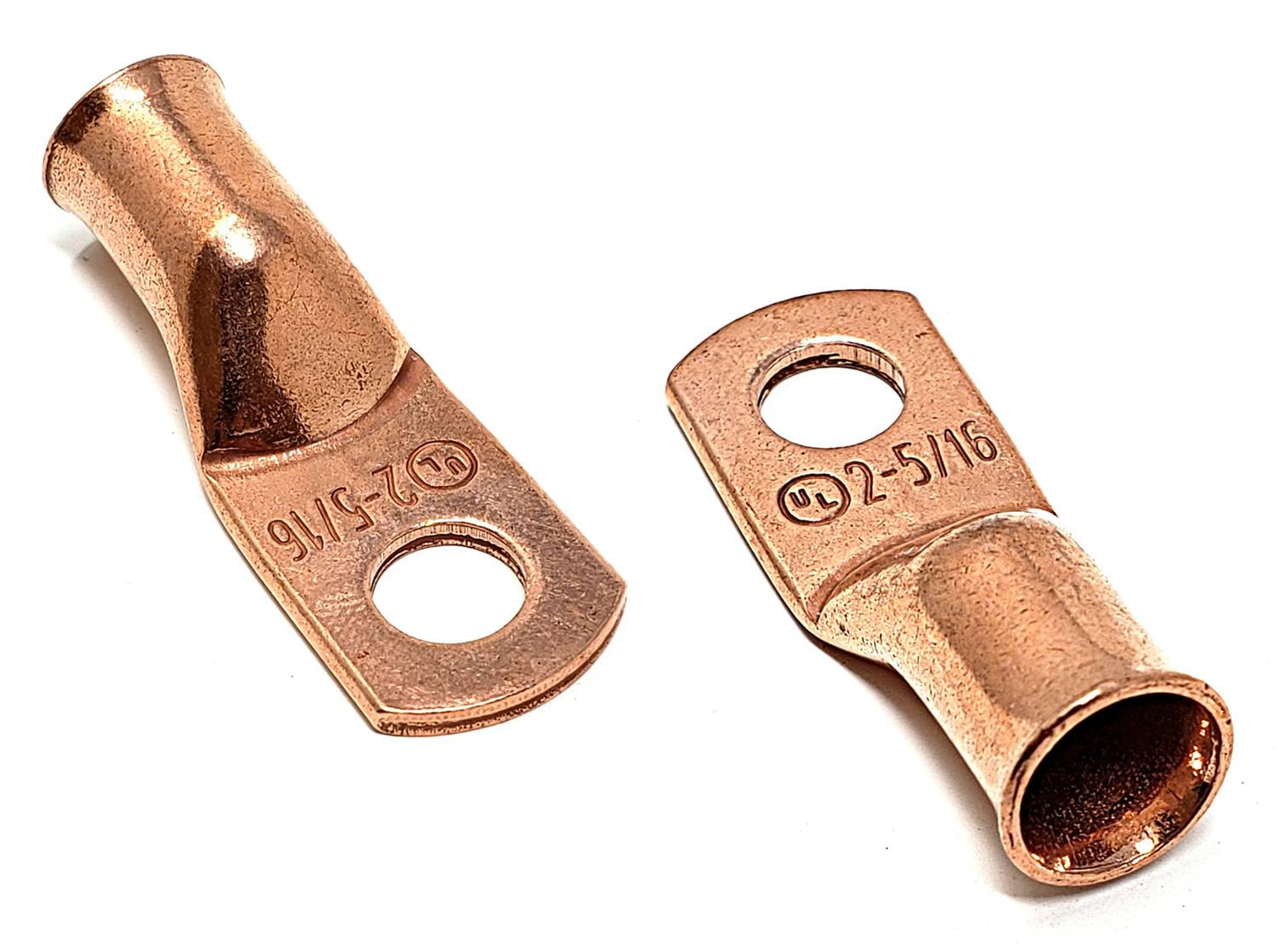 WindyNation 2 Gauge (AWG) Copper Cable Lug Ring Terminals