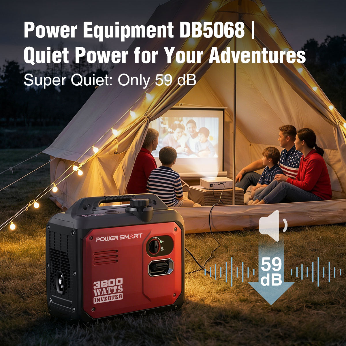 PowerSmart 3800W Inverter Generator DB5068