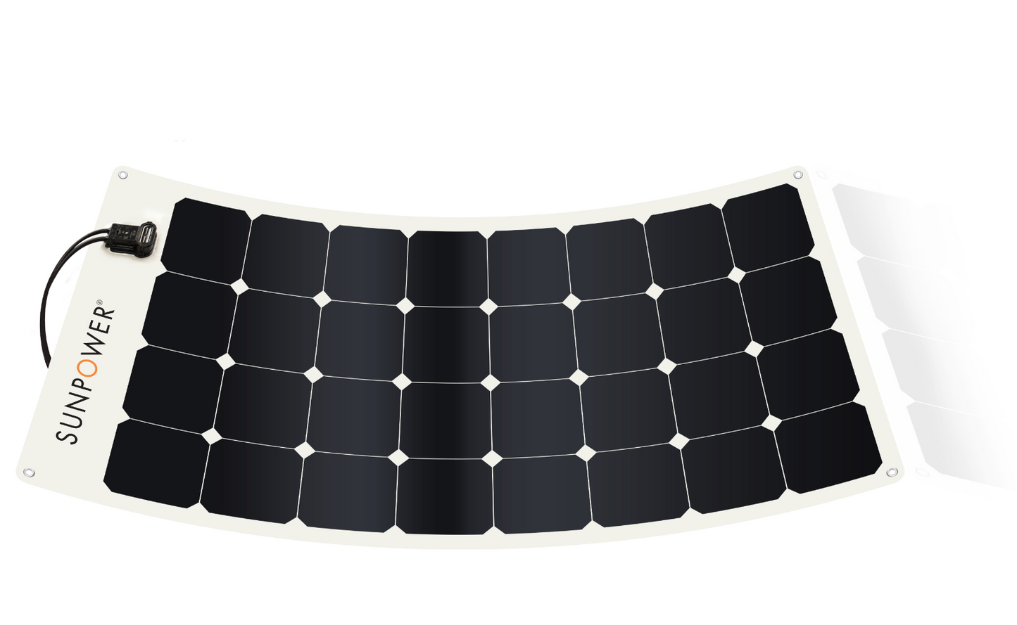 Full Battery Sunpower 100W Flexible Solar Panel (Pallet of 30)