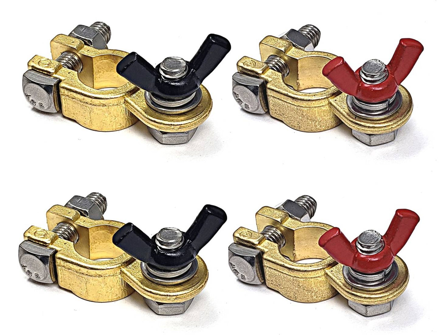 WindyNation Marine Grade Battery Terminal Top Post Kit for RV, Trucks