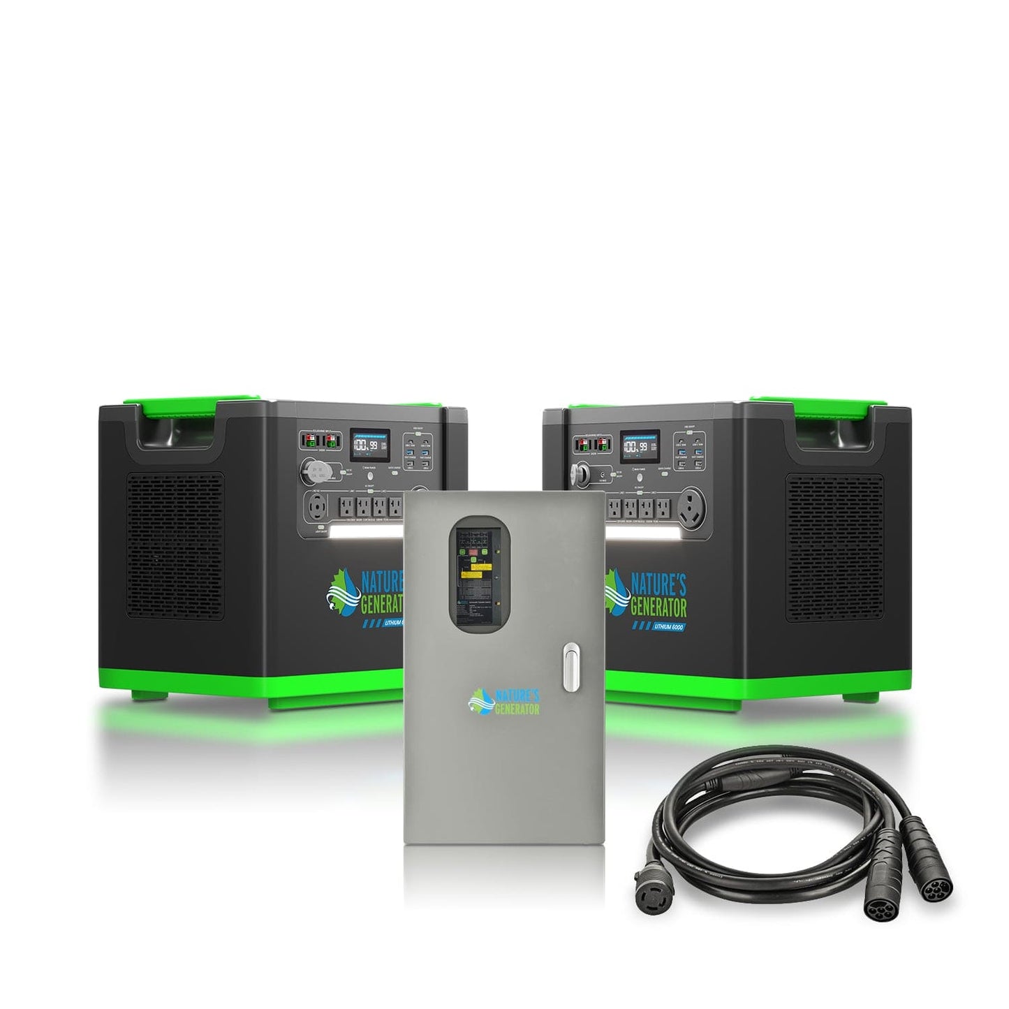 Nature's Generator Lithium 6000 & Transfer Switch