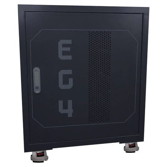 EG4 Enclosed Battery Rack [Pre-Assembled] | 3 Slot | Wheels Included