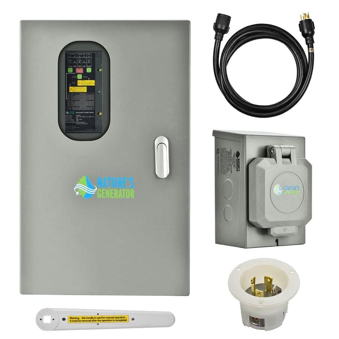 Nature's Generator Lithium 6000 & Transfer Switch