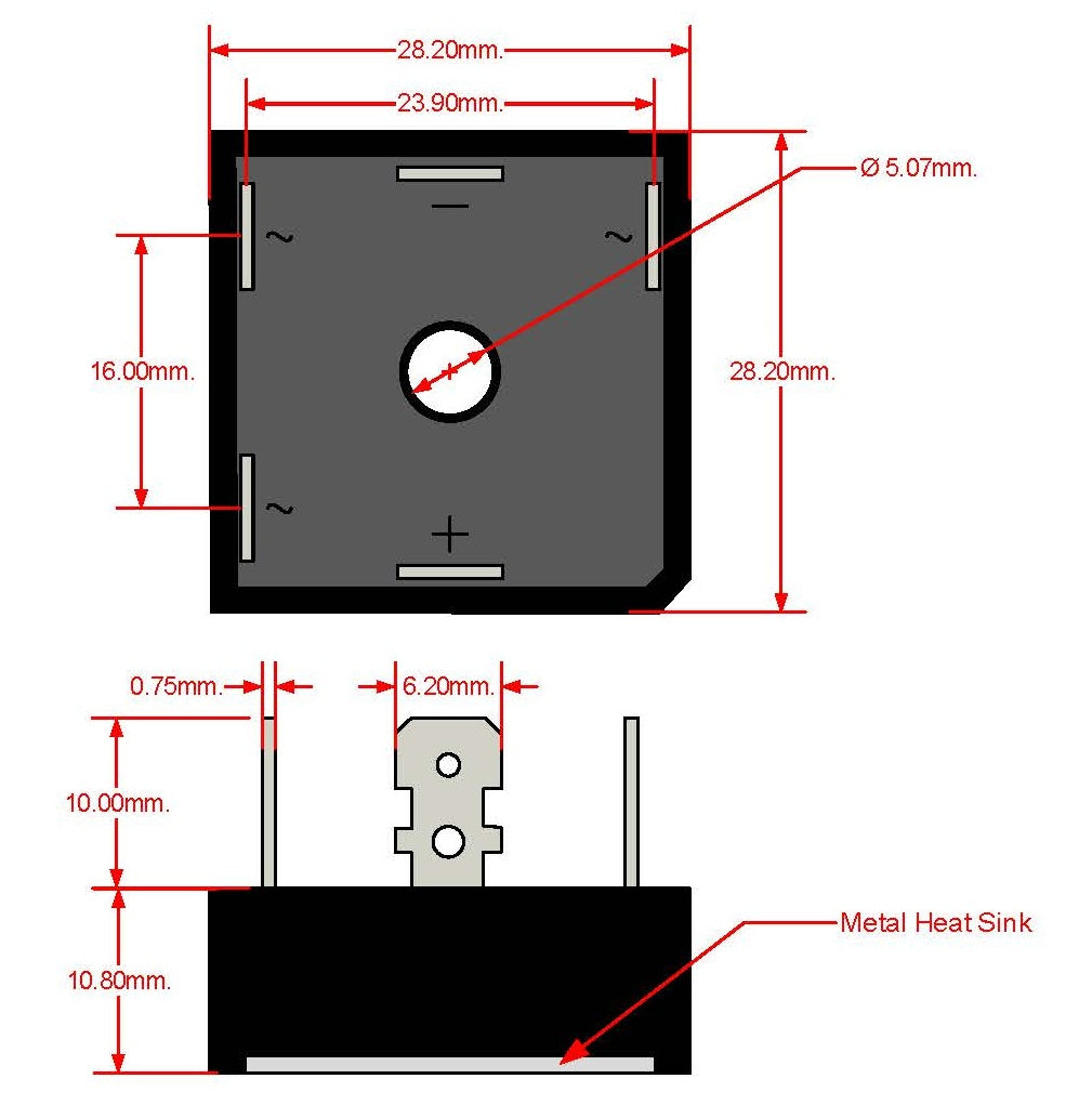 WindyNation 35-Amp 3-Phase Bridge Rectifier