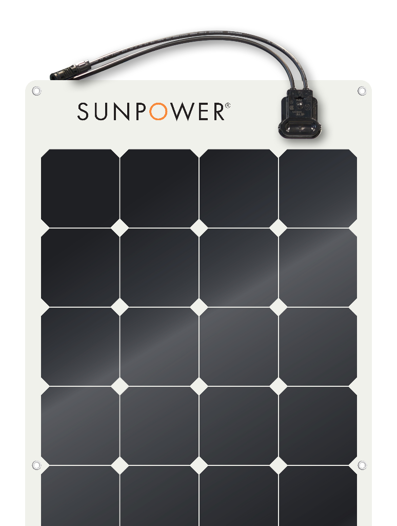 Full Battery Sunpower 100W Flexible Solar Panel (Pallet of 30)