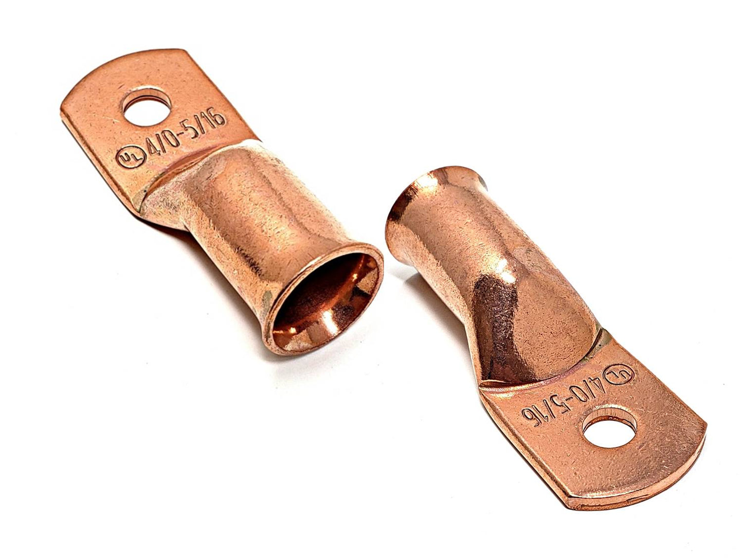 WindyNation 4/0 Gauge (AWG) Copper Cable Lug Ring Terminals