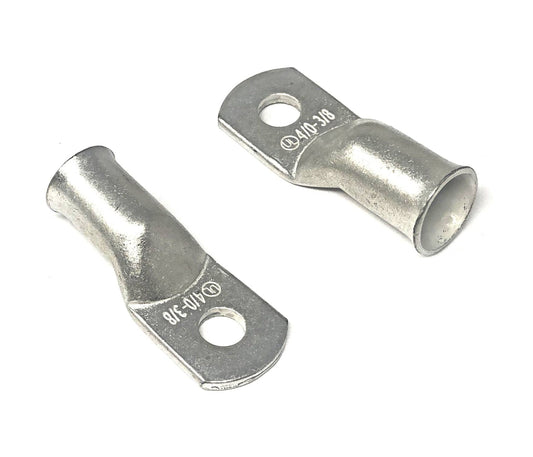 WindyNation 4/0 Gauge (AWG) Copper Cable Lug Ring Terminals