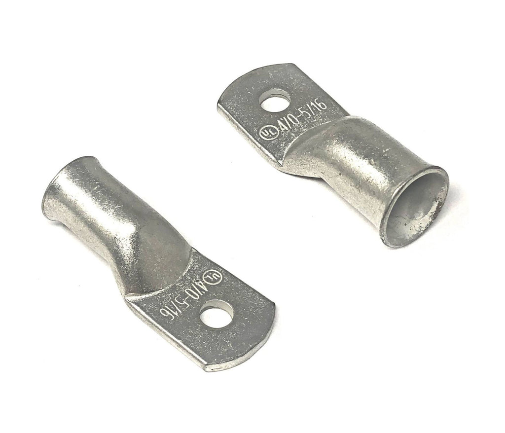 WindyNation 4/0 Gauge (AWG) Copper Cable Lug Ring Terminals