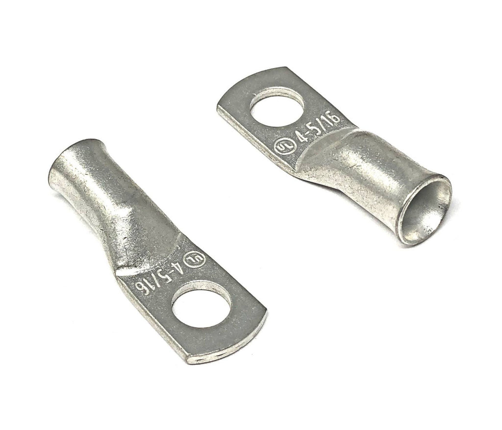 WindyNation 4 Gauge (AWG) Copper Cable Lug Ring Terminals