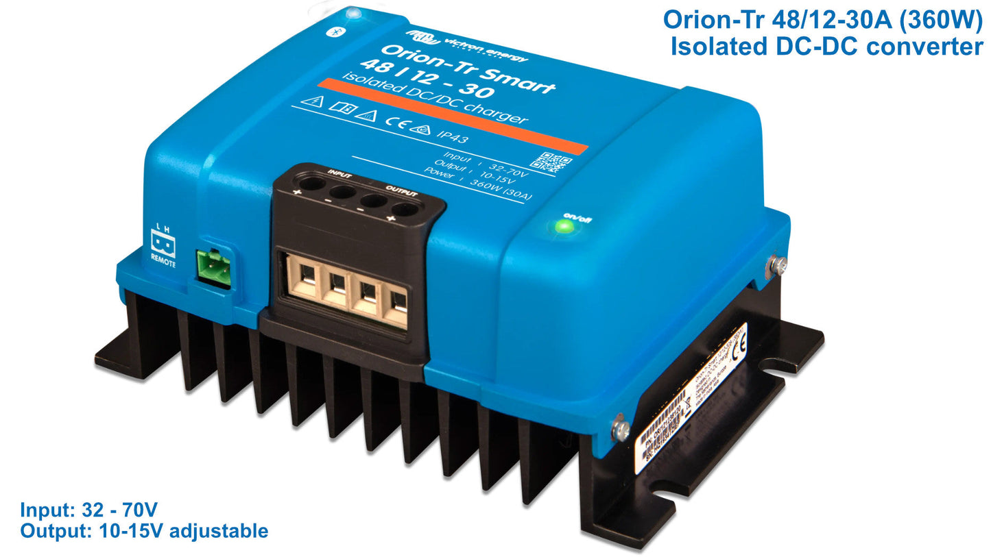 Full Battery DC-DC Transformers: step up/down converters for 12V, 24V