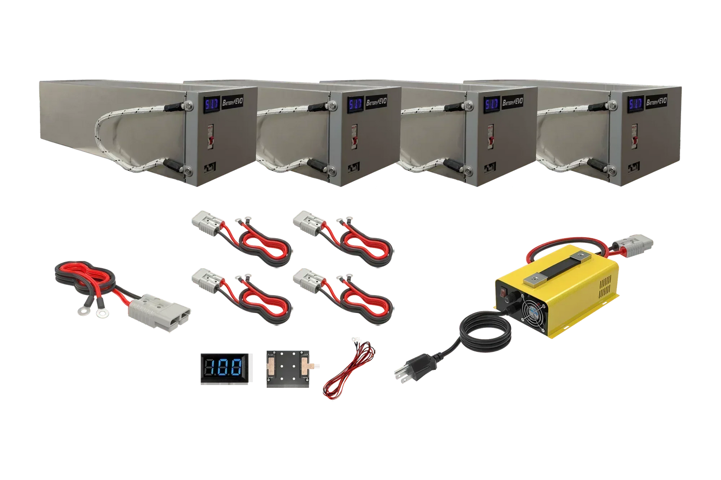 BatteryEVO 48V CHIHUAHUA 4x Battery Kit (160Ah - 8 kWh)