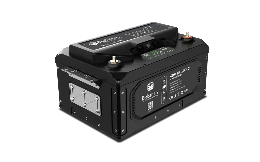 BigBattery 48V HUSKY 2 PWR | 5.12kWh LiFePO4 – High Power | Golf Cart | UTV | Industrial Battery
