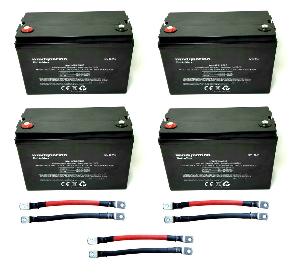 WindyNation 400-Watt Mono Solar Kits w/ P30L LCD Charge Controller