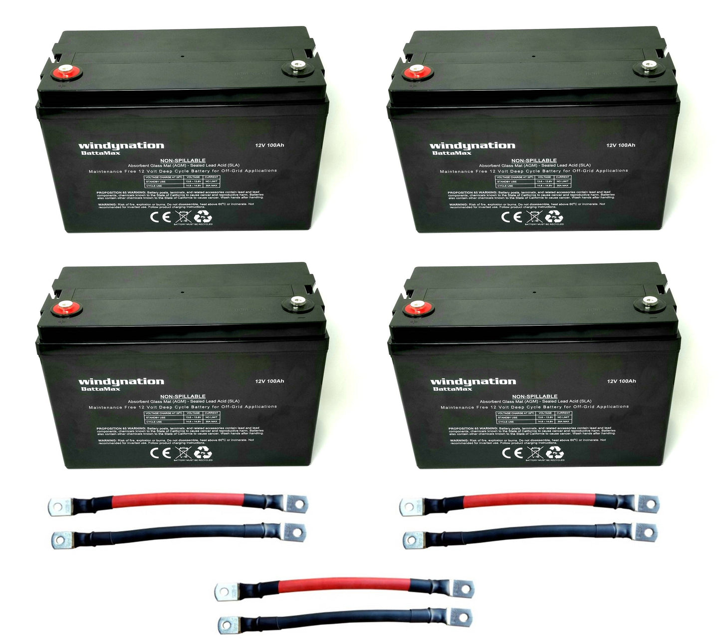 WindyNation 400-Watt Mono Solar Kits w/ P30L LCD Charge Controller