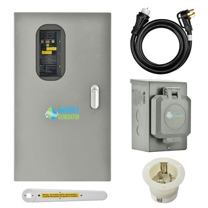 Nature's Generator Lithium 6000 & Transfer Switch