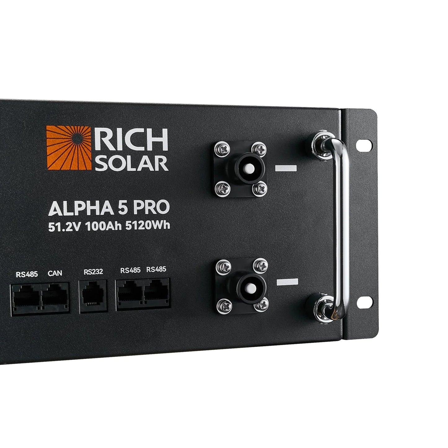 Rich Solar ALPHA 5 PRO 51.2V 100Ah LiFePO4 Battery Premium 48V Server Rack Lithium Battery for Residential, Commercial, RVs, Off-Grid